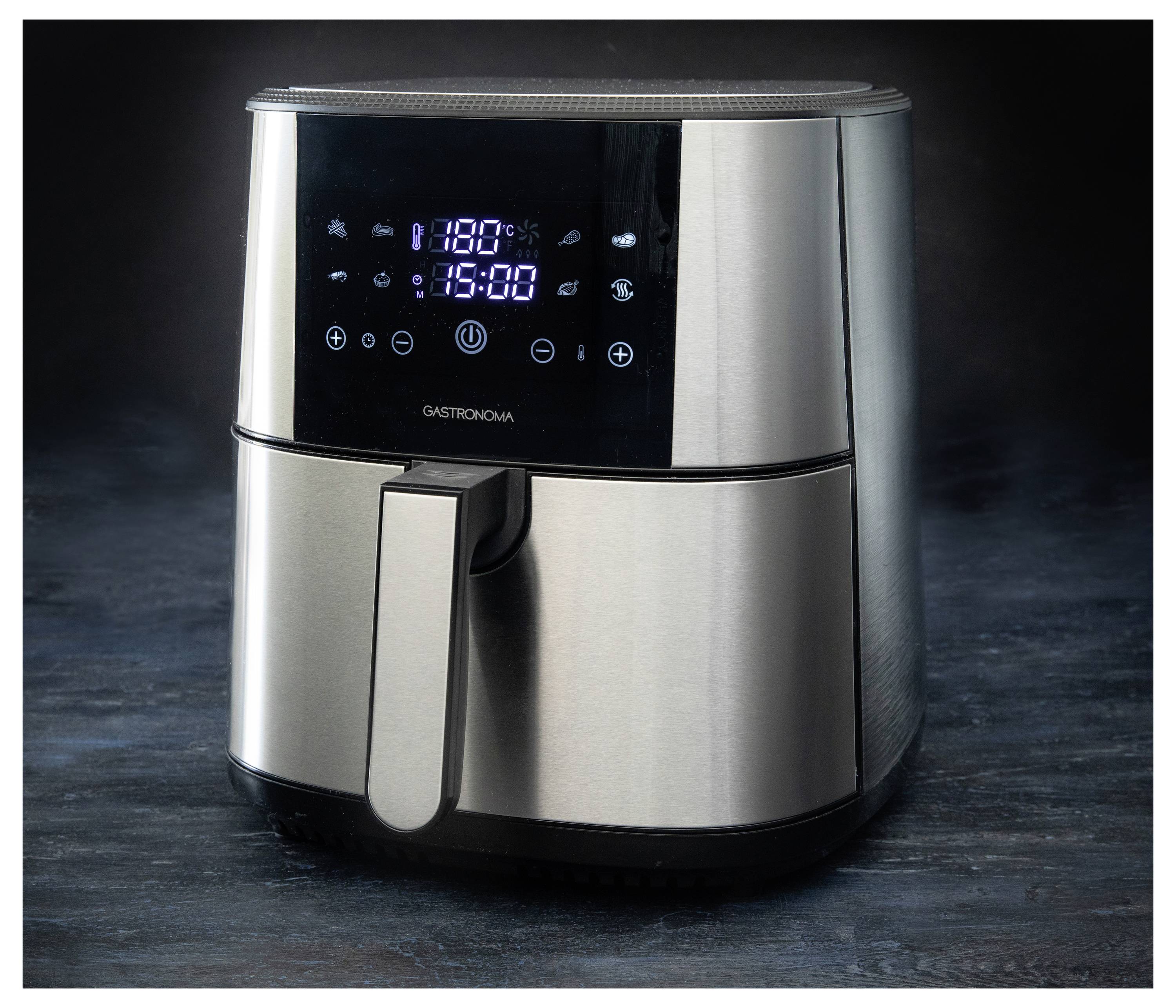 Gastronoma 18290007 Air fryer 8 l 1800 W Overheat protection, with display, Non-stick coating, Cool touch housing, BPA-f-1