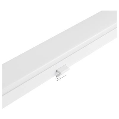 A white, elongated light bar with a small, protruding switch in the center.