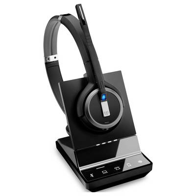EPOS IMPACT SDW 5066T On-ear headset Cordless (1075099), DECT Stereo Black Noise cancelling, Microphone noise cancelling-1