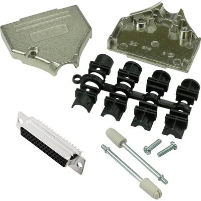 MH Connectors MHDTZK25HD44FS-K D-SUB receptacle set 180 ° Number of pins: 25 Solder bucket 1 pc(s)-0