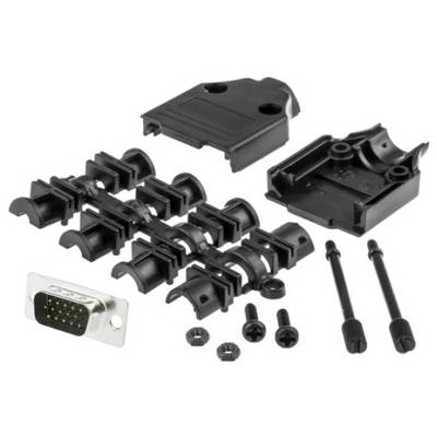 MH Connectors MHDTPPK9HD15MSK D-SUB pin strip set 180 ° Number of pins: 9 Solder bucket 1 pc(s)-0