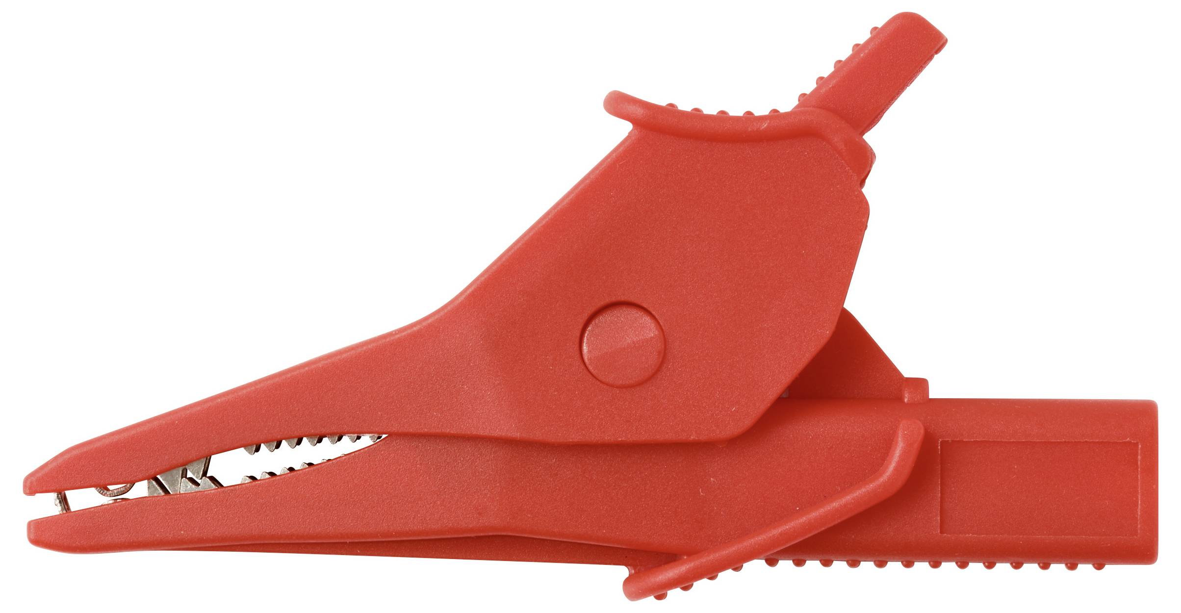 VOLTCRAFT MSK-135 Alligator clip Curved CAT IV 600 V, CAT III 1000 V 10 a Red-2