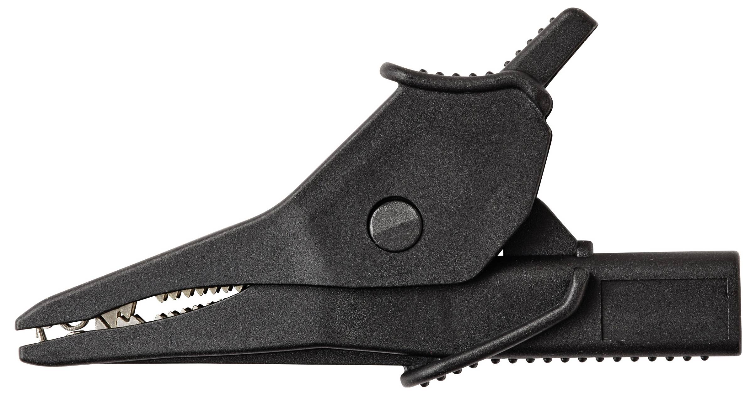 VOLTCRAFT MSK-135 Alligator clip Curved CAT IV 600 V, CAT III 1000 V 10 a Black-2