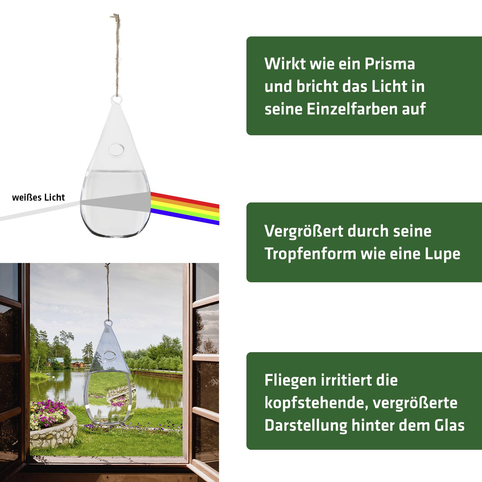 Gardigo 66900INT Fly trap (W x H) 100 mm x 200 mm 1 pc(s)-5