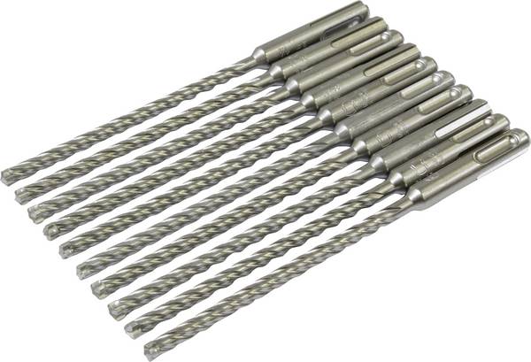 Makita B-63301 Solid carbide metal Masonry twist drill bit set 6.5 mm Total length 165 mm SDS-Plus 10 pc(s)