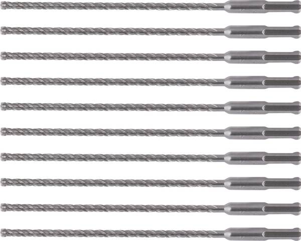 Makita B-63270 Solid carbide metal Masonry twist drill bit set 6 mm Total length 215 mm SDS-Plus 10 pc(s)