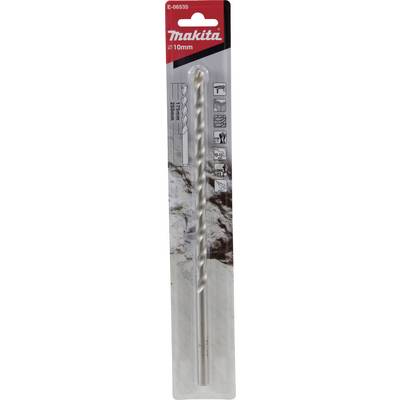 Makita E-06535 Carbide metal Masonry twist drill bit 10 mm Cylinder shank 1 pc(s)-0