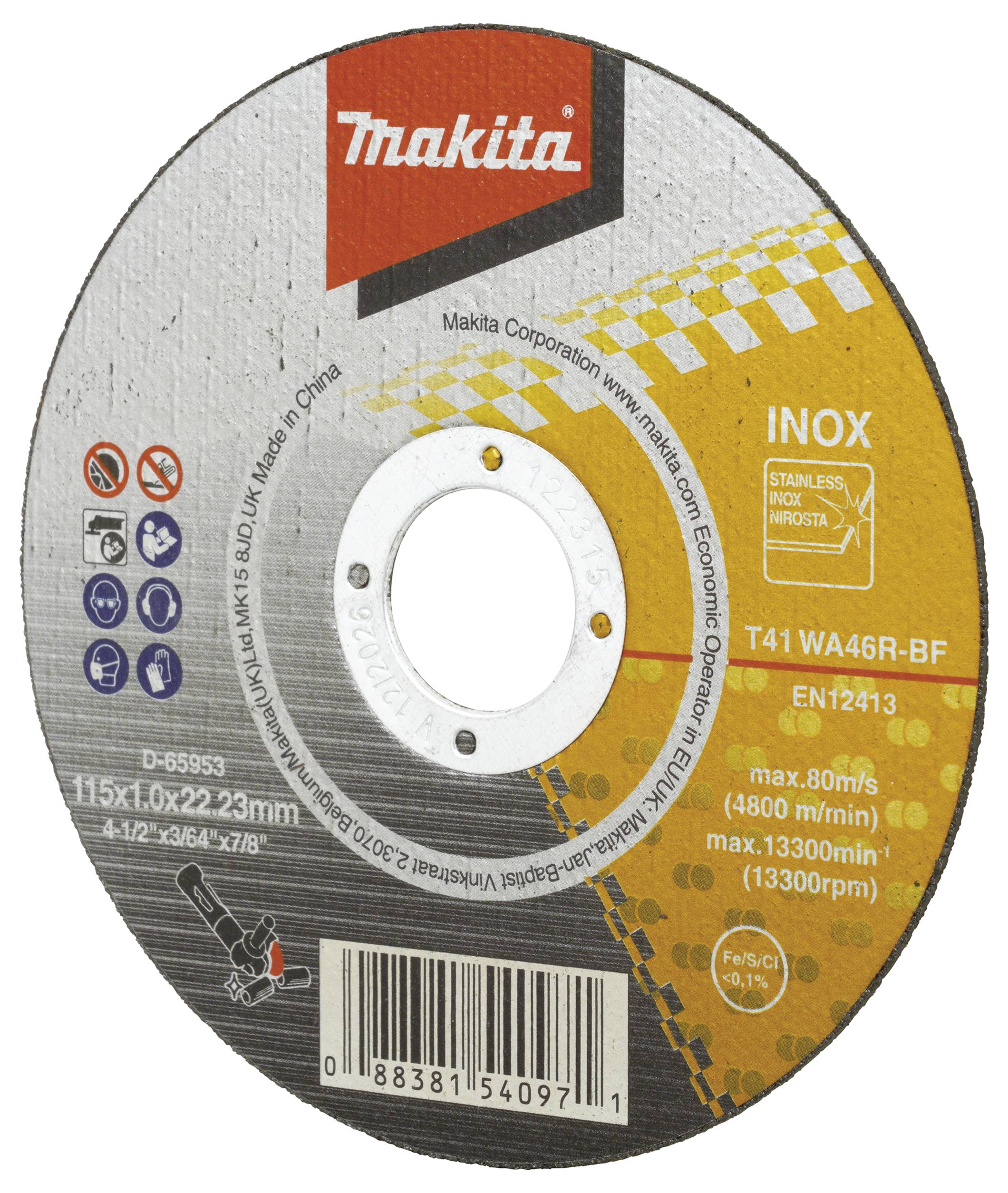 Makita D-65953 D-65953 Cutting disc 115 mm 1 pc(s)-1