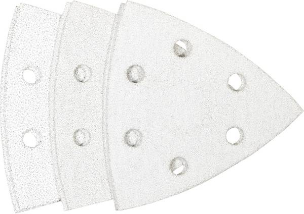 Makita 192655-6 Delta grinder blade set Grit size 60, 100, 150 (L x W x H) 94 x 94 x 6 mm 1 Set