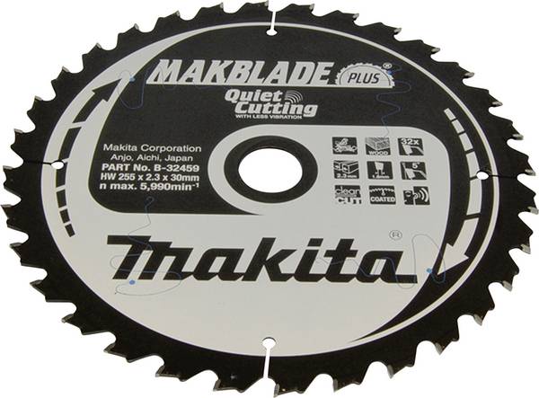 Makita B-32459 B-32459 Circular saw blade 255 x 30 x 2.3 mm  1 pc(s)