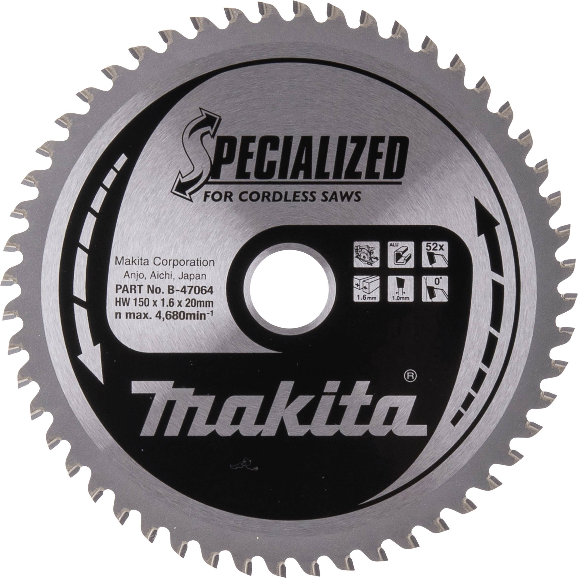 Makita B-47064 Circular saw blade 1 pc(s)-0