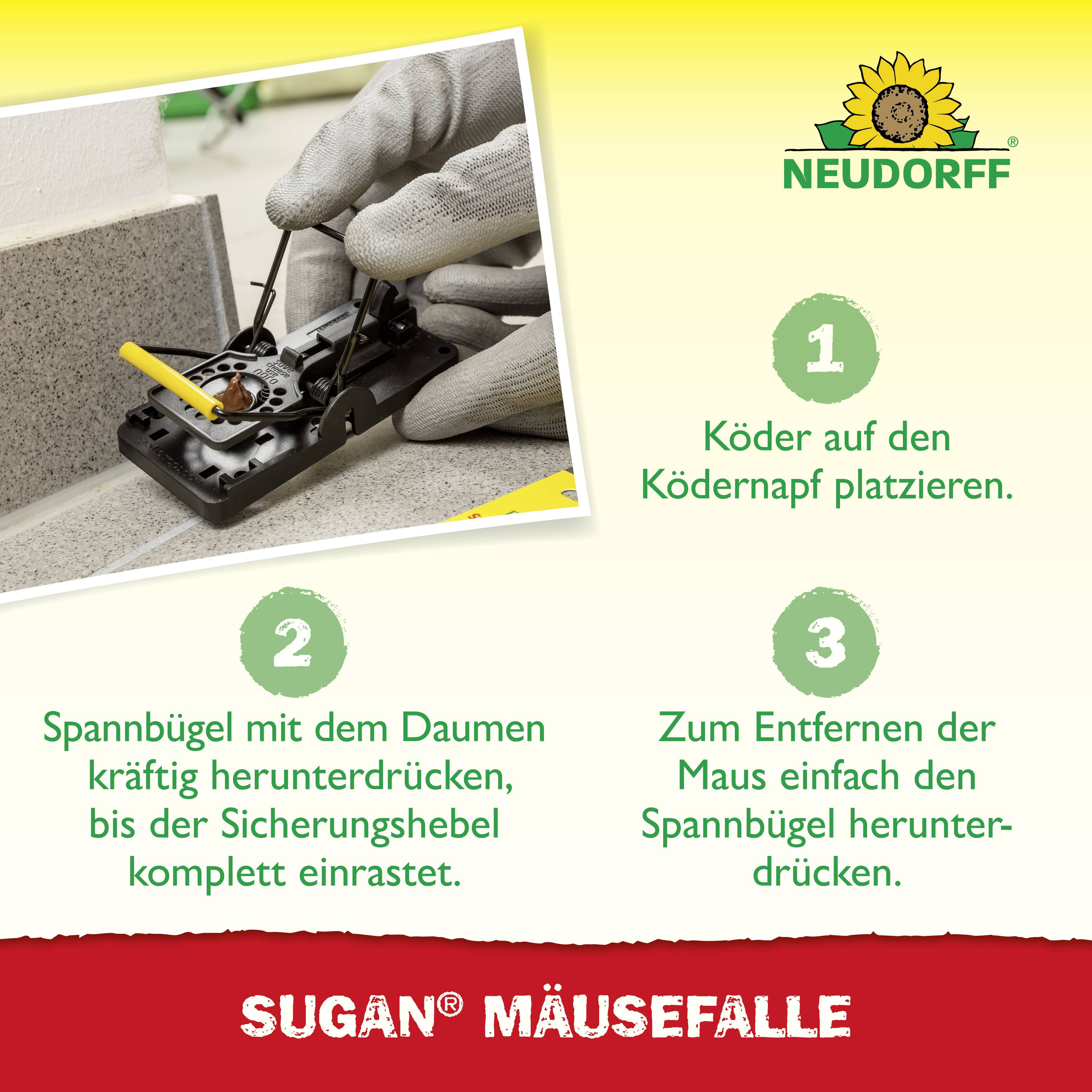 Neudorff Sugan Mousetrap Working principle Pheromone 1 pc(s)-5