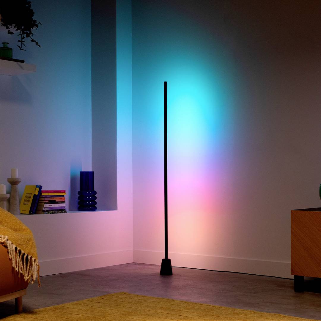 WiZ 8719514865273 LED (monochrome) Built-in LED 9.7 W RGB (Ø x H) 90 mm x 135.5 cm dimmable, App-controlled 1 pc(s)-4