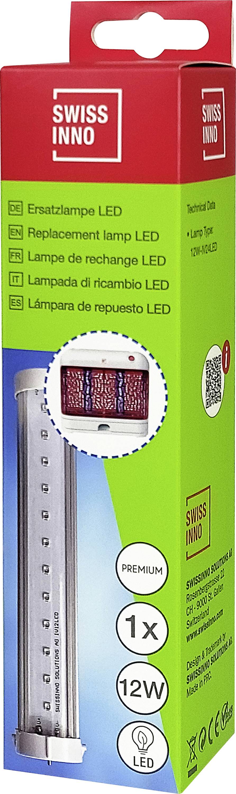 Swissinno Ersatz-Leuchtröhre UV 12 Watt LED für Insektenfalle 24 Watt Insect repeller Working principle UV light 1 pc(s)-0