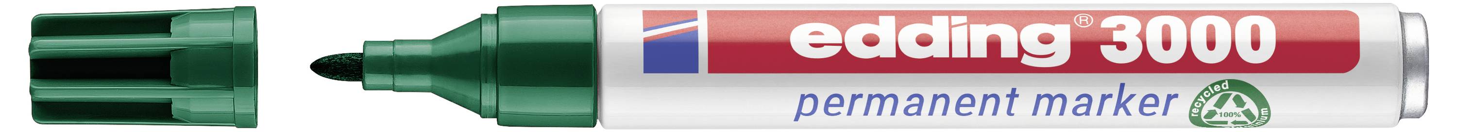 Edding e3000 4-3000004 Permanent marker Green waterproof: Yes-4
