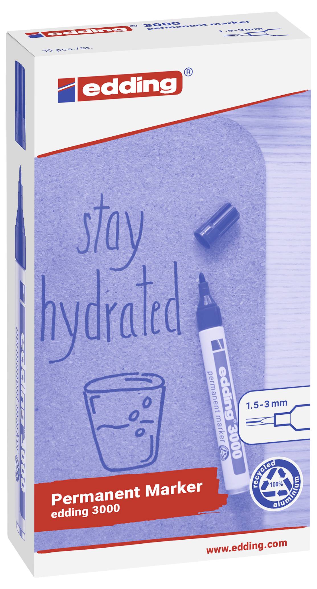 Edding e3000 4-3000004 Permanent marker Green waterproof: Yes-6