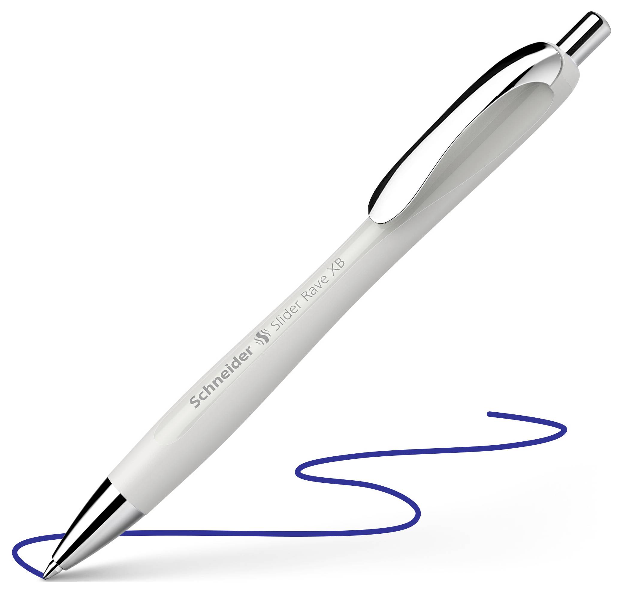 Schneider Schreibgeräte Slider Rave silver grey, Mine Slider 755 XB blau 132512 Ballpoint pen Ink colour: Blue 1 pc(s)-1