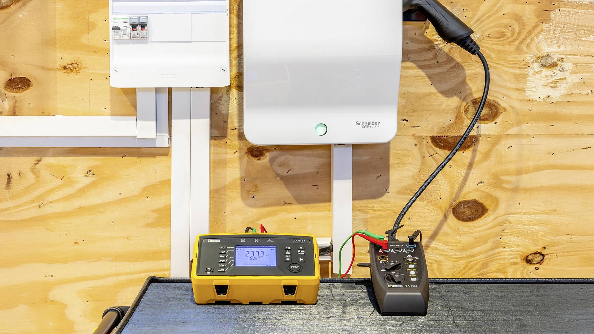 Chauvin Arnoux EVSE-SET CA 6652 + CA 6133 + CA 762 IP2X Electrical tester set, VDE tester kit VDE standard 0100, 0105-2