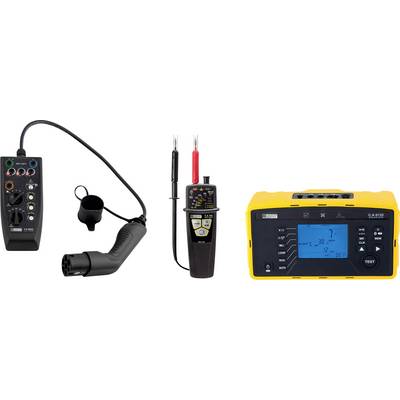 Chauvin Arnoux EVSE-SET CA 6652 + CA 6133 + CA 762 IP2X Electrical tester set, VDE tester kit VDE standard 0100, 0105-0