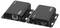 'Wireless HDMI transmitter and receiver set for HD video streaming. Left: IR-TX, audio, Ethernet ports. Right: DC/5V, power, HDMI out.'