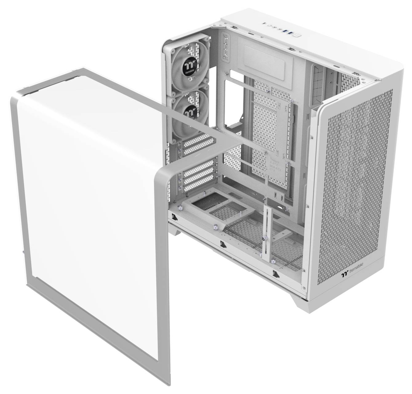 Thermaltake View 390 Air Snow White Midi tower PC casing Pure white-21