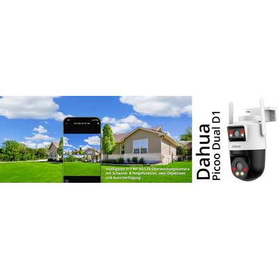 Dahua Technology Picoo Dual D1, DH-P3D-3F-PV-4G DH-SD-P3D-3F-PV-4G-0400B-EUR GSM IP CCTV camera 2304 x 1296 p-7