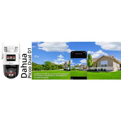 Dahua Technology Picoo Dual D1, DH-P3D-3F-PV-4G DH-SD-P3D-3F-PV-4G-0400B-EUR GSM IP CCTV camera 2304 x 1296 p-8