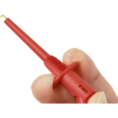 VOLTCRAFT MSL-528 Test lead 1.2 m With miniature CAT II gripping hook 300 V 1 Pair-4
