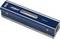 A blue Dasqua precision level tool with a 0.02 mm/m measurement scale visible on top, used for checking surface flatness.