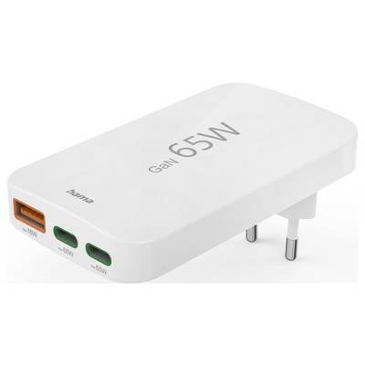 Hama USB charger 65.00 W Power Delivery, Quick Charge 2.0, Quick Charge 3.0 White Mains socket Qualcomm Quick Charge 3.0-0