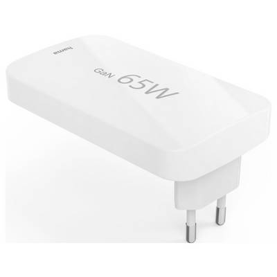 Hama USB charger 65.00 W Power Delivery, Quick Charge 2.0, Quick Charge 3.0 White Mains socket Qualcomm Quick Charge 3.0-2