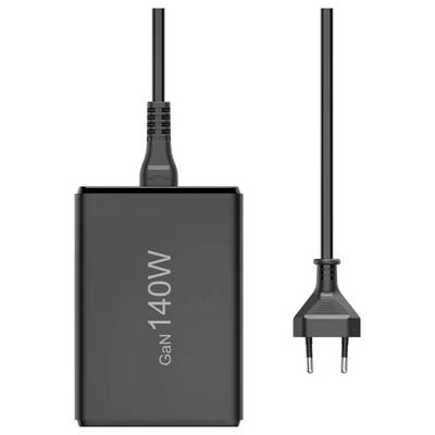 Hama USB charging station 140 W Power Delivery, Quick Charge 2.0, Quick Charge 3.0 Black Mains socket Qualcomm Quick Cha-3