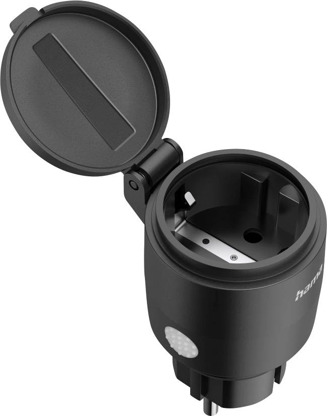 Hama Smarte WLAN-Steckdose, fuer außen IP44, Matter, sprach-/appgesteuert, 2.300W Socket