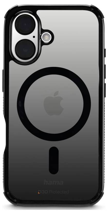 Hama Handyhuelle Extreme Protect fuer Apple iPhone 16, magnetisch, Schwarz Cover Apple iPhone 16 Black 00136841