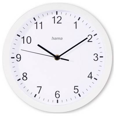 Hama 00185864 Quartz Wall clock 25 cm x 4.00 mm White-0
