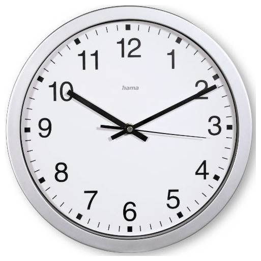 Hama 00185870 Quartz Wall clock 30.00 mm x 30.00 mm x 4.00 mm-0