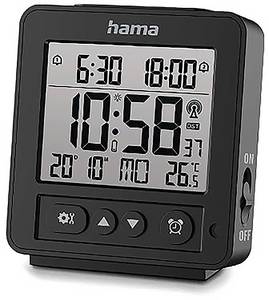 Hama  00185895    Alarm clock  Black