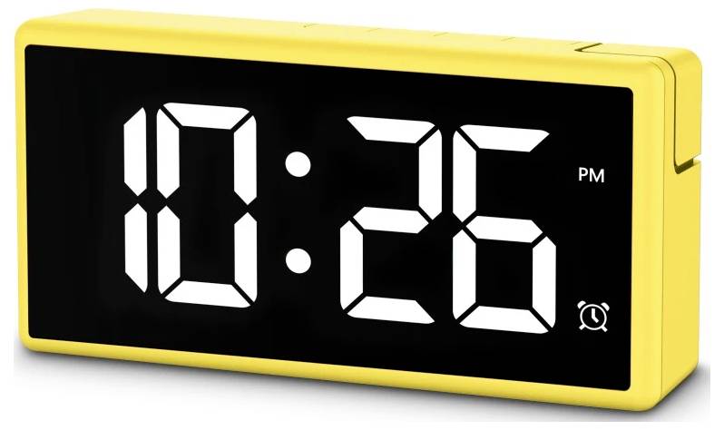 Hama 00222210 Alarm clock Yellow-2