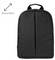 Black backpack with top handle and front zipper, labeled for 39.62 cm (15.6) laptops.