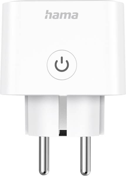 Hama Smarte WLAN-Steckdose, Matter, sprach- u. appgesteuert, nachruestbar, 3.680W Socket