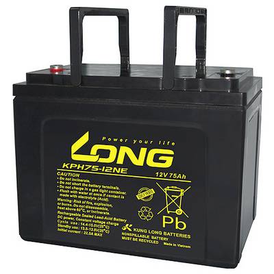 Long KPH75-12NE-M VRLA AGM 75 Ah 12 V 1 pc(s)-0
