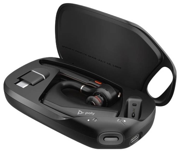 HP Poly Voyager Legend 50 M-UC In-ear headset Bluetooth® (1075101) Black Remote control-5