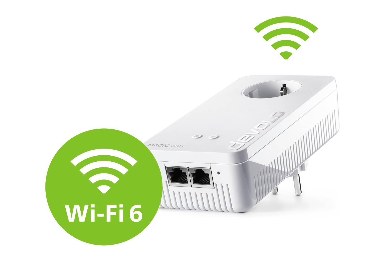 Devolo Magic 2 WiFi 6 next Expansion unit 07184 LAN, Wi-Fi 2400 MBit/s-6