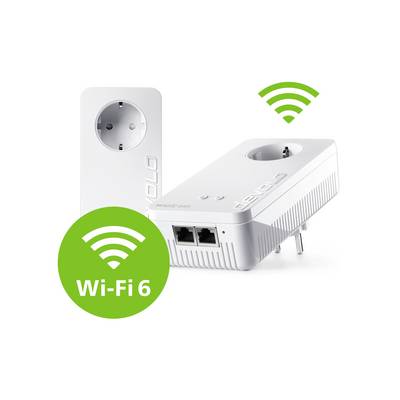 Devolo Magic 2 WiFi 6 next Powerline starter kit 07188 Powerline, Wi-Fi 2400 MBit/s-6