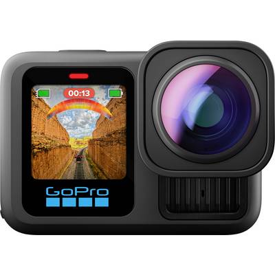 GoPro HERO13 Black Ultra Wide Edition Action camera 4K, 5.3K, 2.7K, Touchscreen, Ultra HD, Waterproof, GPS, Dustproof, B-0