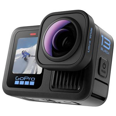 GoPro HERO13 Black Ultra Wide Edition Action camera 4K, 5.3K, 2.7K, Touchscreen, Ultra HD, Waterproof, GPS, Dustproof, B-1