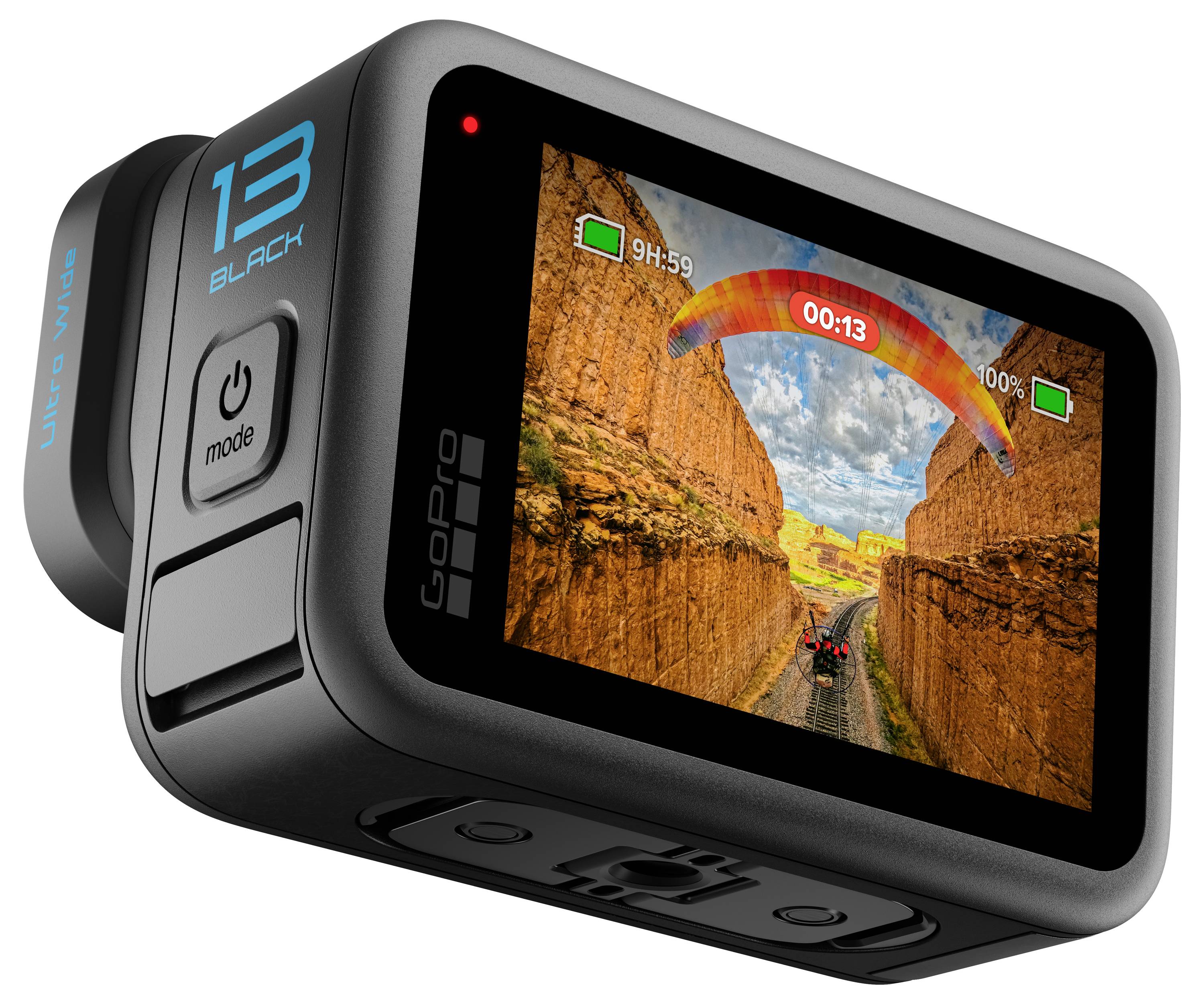 GoPro HERO13 Black Ultra Wide Edition Action camera 4K, 5.3K, 2.7K, Touchscreen, Ultra HD, Waterproof, GPS, Dustproof, B-4