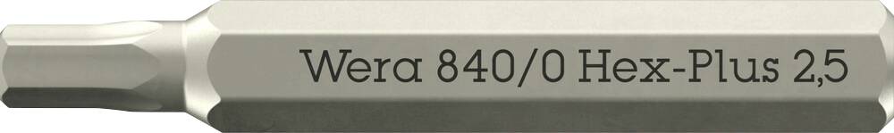 Wera 840 Micro Hex bit 2.5 mm 1 pc(s)-0