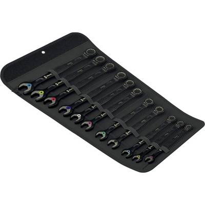 Wera 05020017001 6000 Joker Black Edition 11 Set 1 Ratcheting crowfoot wrench set 11-piece Spanner size (metric) 8 - 19 -0