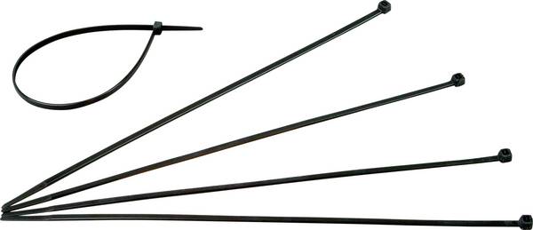 Kopp 328404090 Cable tie 300 mm 4.8 mm Black Weatherproof 50 pc(s)
